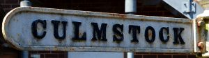 A fingerpost sign for Culmstock